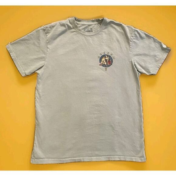 Sullen Art Collective T Shirt One Rose Graphic Pin Up Girl Sea Foam Small A125 - Picture 2 of 6